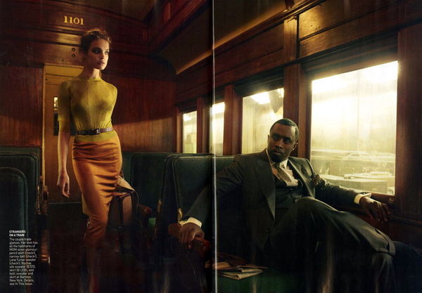 Vogue:      (Annie Leibovitz)     (Natalia Vodianova)      (P. Diddy). 