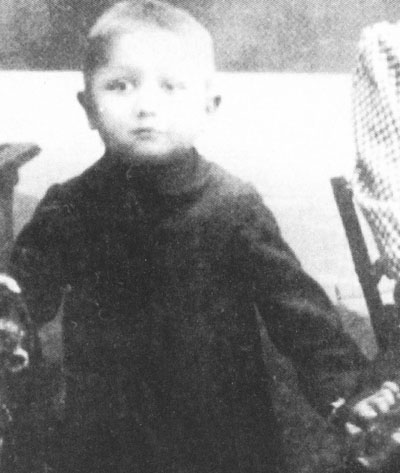 Александр Засядько в четырехлетнем возрасте. 