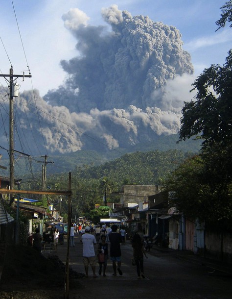 Филлиппины. Извержение вулкана