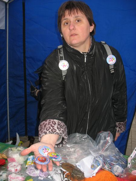 Акция в помощь онкобольным детям в Донецке.