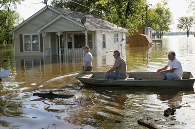 наводнение на реке Миссисипи