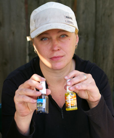 Наталья Плугина с успехом использует на рыбалке ароматизаторы.