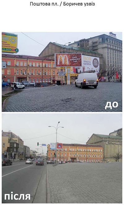 Киев очищают от рекламы