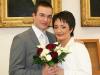 Жених и невеста: Робер Фонтен и Екатерина Лагно в мэрии Безансона перед церемонией бракосочетания.