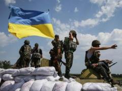 Бойцы поздравили украинцев с праздником (ВИДЕО)