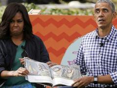 Супруги Обама прочли американским детям книгу про чудовищ