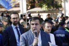 На митинге у Администрации президента Саакашвили рассказал, какую заманчивую должность ему несколько раз предлагал Порошенко. ВИДЕО