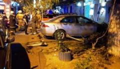 В центре Одессы взорвали автомобиль, есть пострадавший