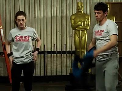 Энн Хэтэуэй и Джеймс Франко снялись в промо-ролике "Оскара" (ВИДЕО)