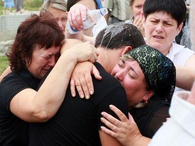 В Донбассе стало больше шахтёрских могил (ФОТО)