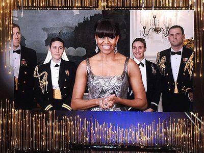 Мишель Обама объявляет победителя в номинации "Лучший фильм": включение из Белого дома