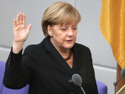 Меркель отправили на третий срок