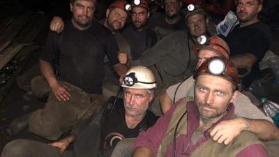 На шахте «Лисичанскуголь», где бастуют шахтеры произошел обвал