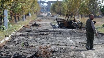 На Донбассе боевики уничтожили свой беспилотник и сожгли автомобиль офицера