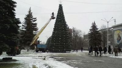В неподконтрольной украинской власти Горловке готовятся к Новому году. ВИДЕО