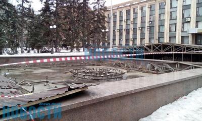 Что случилось с Советской площадью в Донецке