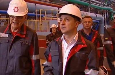 Президент Украины посетил в Мариуполе меткомбинат им. Ильича