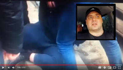 Избивший ветерана АТО Сороченко задержан: полиция жестко "запаковала" блогера, выломав двери. ВИДЕО