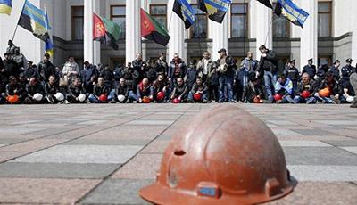 На следующей неделе украинские шахтеры начнут в Киеве протест