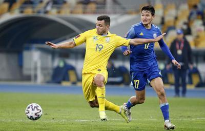 Украина не смогла обыграть Казахстан в отборе на ЧМ-2022 (ВИДЕО)