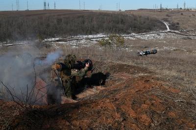 Воины ООС провели стрельбы из ПТРК NLAW и гранатометов M-141