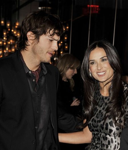 Ashton Kutcher and Demi Moore