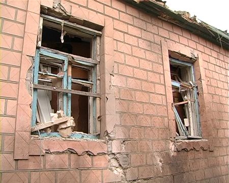 Взрыв в Луганске.