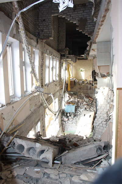 Донбасс. Взрыв в больнице в Луганске