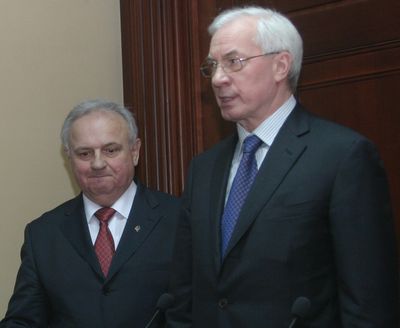 Анатолий Близнюк и Николай Азаров