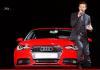    (Justin Timberlake)     Audi A1 e-tron.