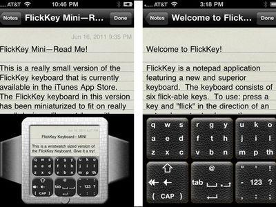 FlickKey:     ()