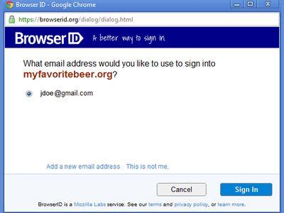 BrowserID:    Mozilla