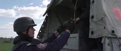 На Донбассе больше года ликвидируют склад боеприпасов