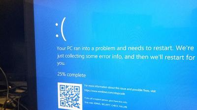 Очередное обновление Windows 10 вызвало "синий экран смерти"