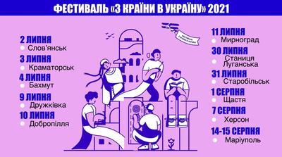 На Луганщине стартует фестиваль «З країни в Україну»