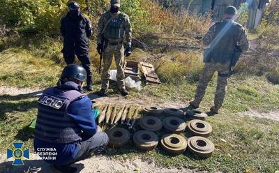 На Луганщине обнаружили тайник боевиков-диверсантов