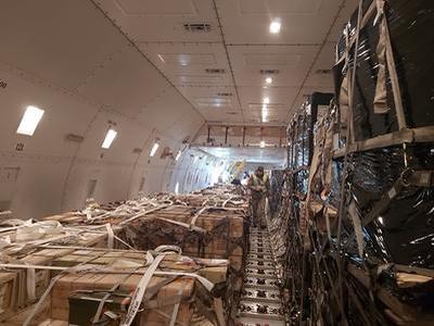 Самолет США доставил в Украину 81 тонну боеприпасов