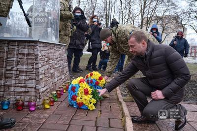В Краматорске почтили память жертв обстрела 10 февраля 2015 года